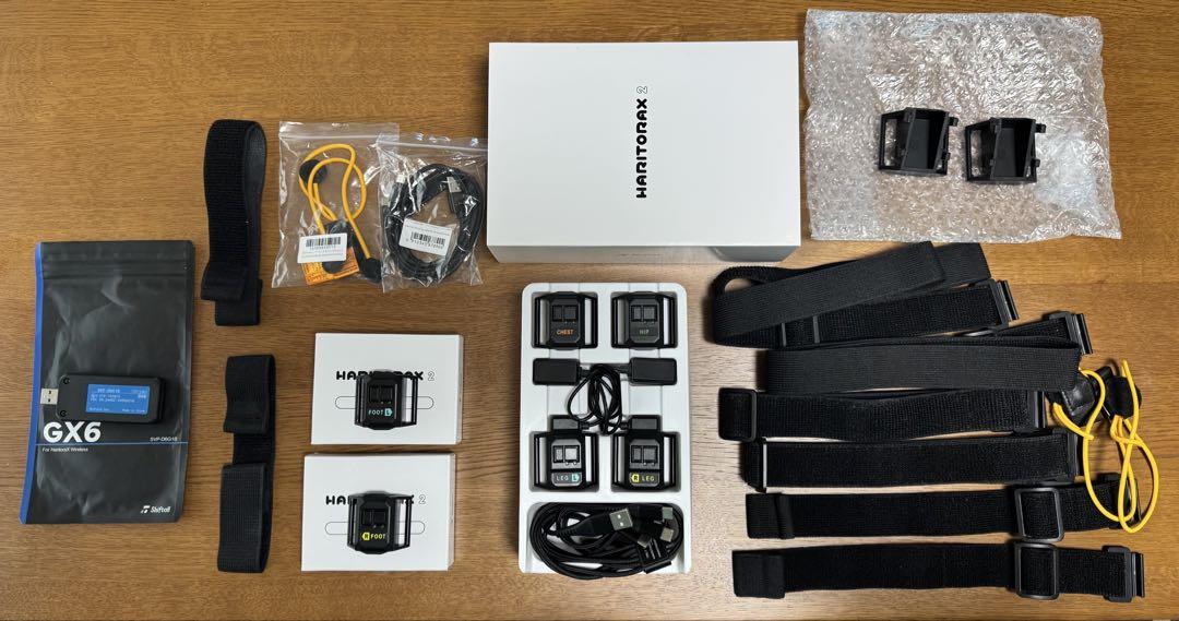 HaritoraX 2+GX6ドングルセットと足首検知補助パーツ ハリトラ HaritoraX 2 本体＋足トラ拡張＋GX6ドングル - メルカリ