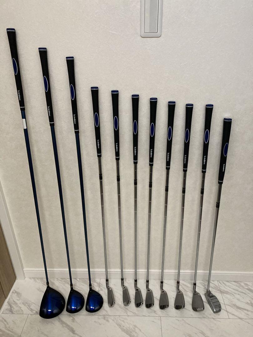 St.Andrews ゴルフクラブセット　SAF−505 左利き用11本セット