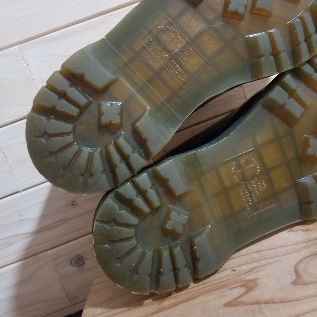 美品 Dr.Martens ウイングチップ 白黒 厚底 27 ドクターマーチン