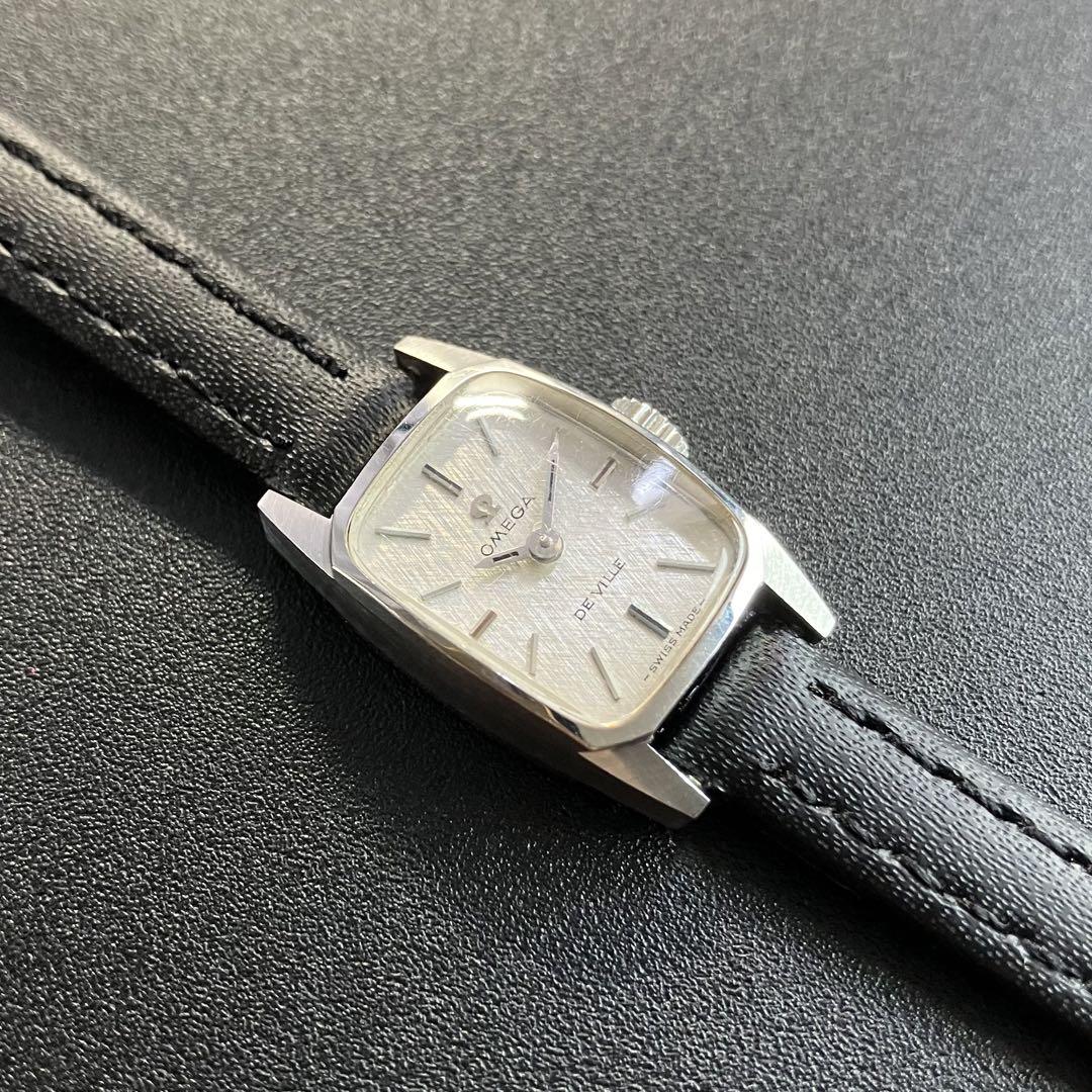 【良品 可動品】 オメガ 手巻き 腕時計 希少文字盤 デビル 正規 アンティーク