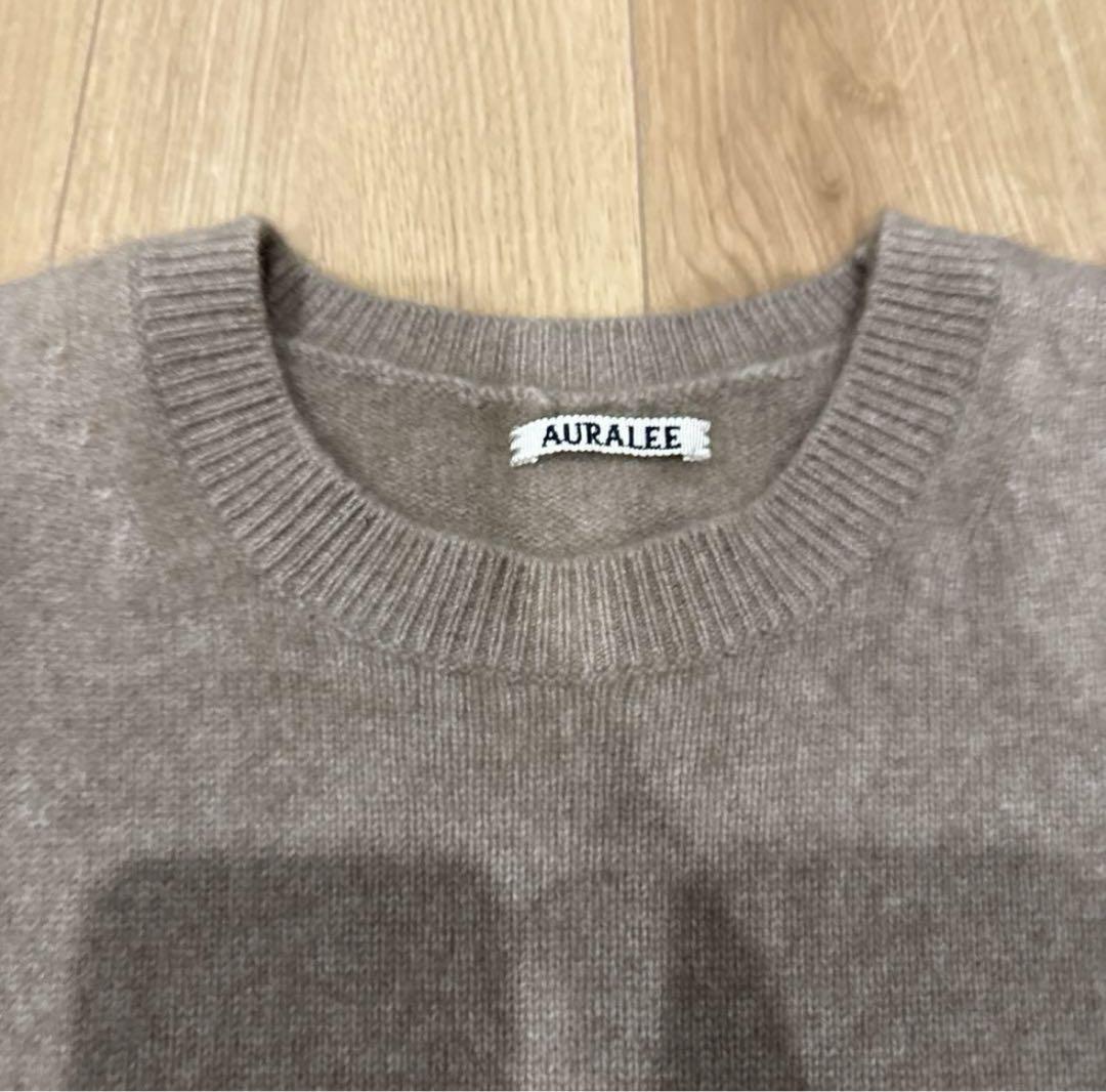auralee BABY CASHMERE KNIT P/O 5 メンズ