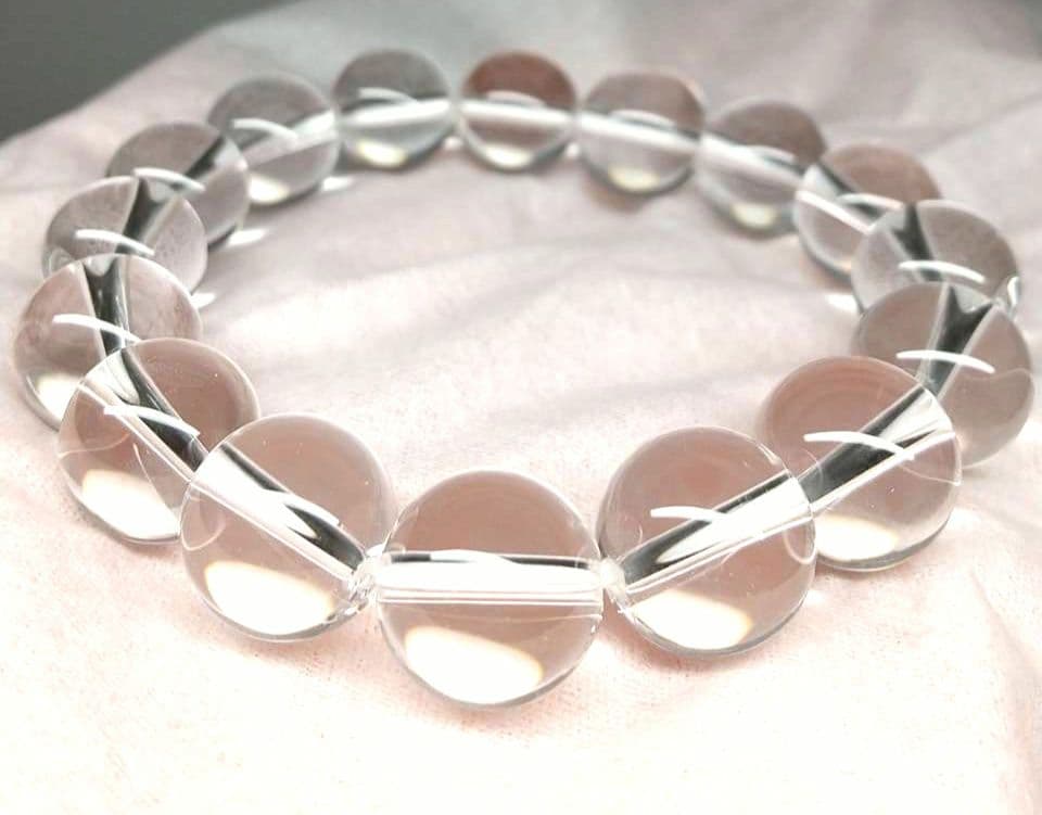 最高品質　超希少　カイラス産　ヒマラヤ水晶　ブレスレット　パワーストーン