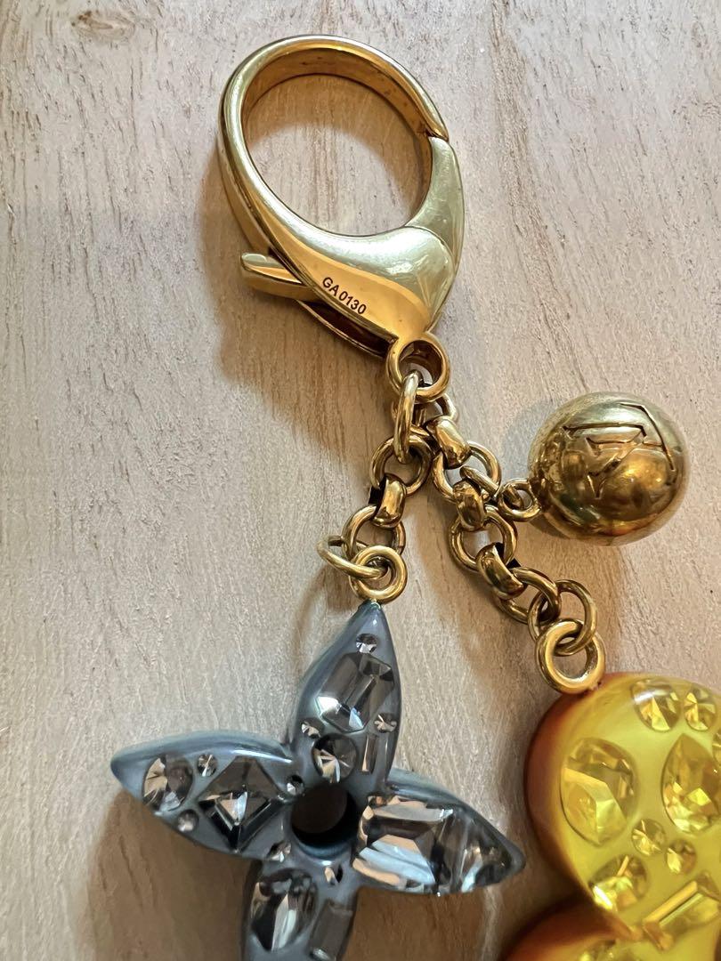 ルイ ヴィトン ビジューサック グラムフラワー バッグチャーム キーホルダー