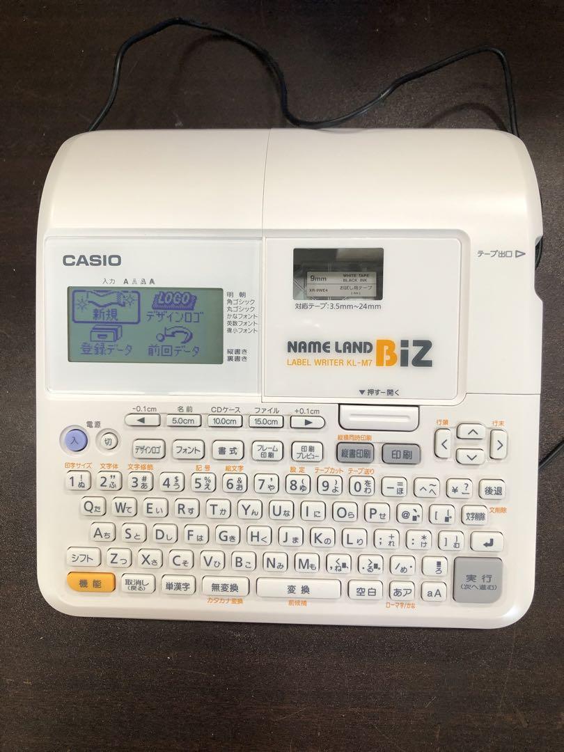 CASIO NAME LAND BIZ ラベルライター KL-M7 美品 - メルカリ