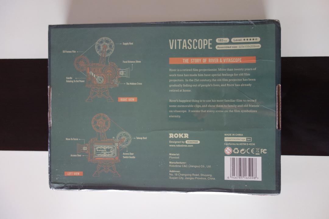 当日発送可 フィルム プロジェクター 映写機 51nV6-m38759415741 Robotime 木製パズル 即納再入荷