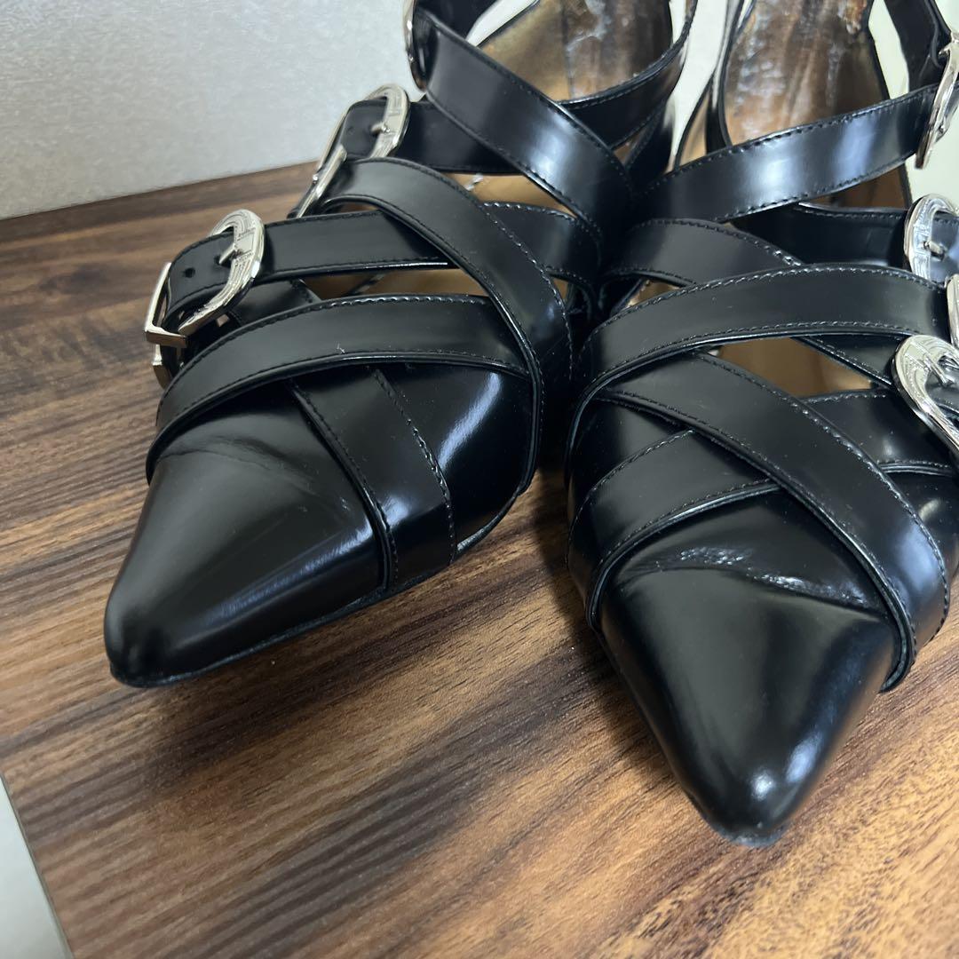 TOGA クロスストラップフラット 38(24cm)