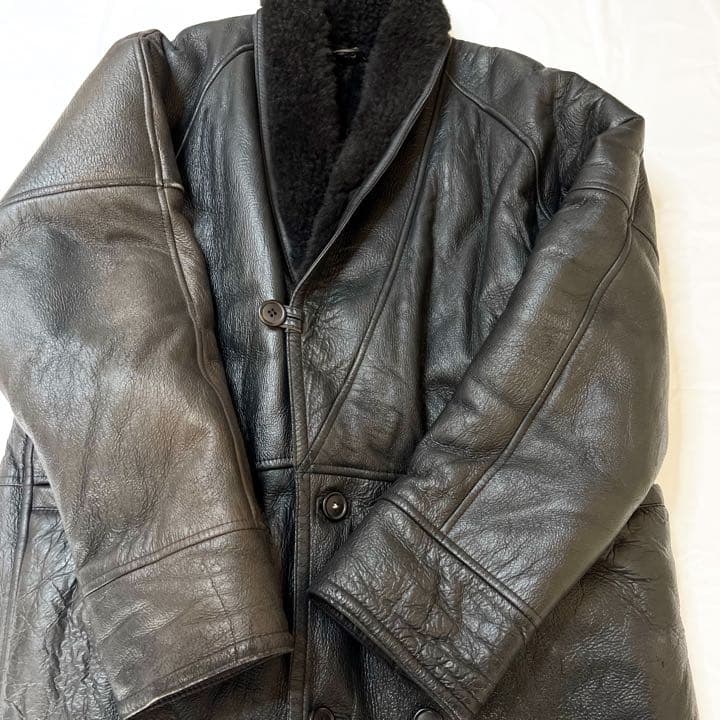 新入荷 流行新入荷 流行Storm Bird☆L XXL位 ムートンコート ブラック