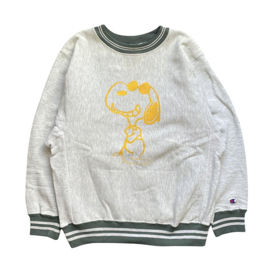 90sリバースウィーブ リブライン スヌーピー チャンピオン Champion