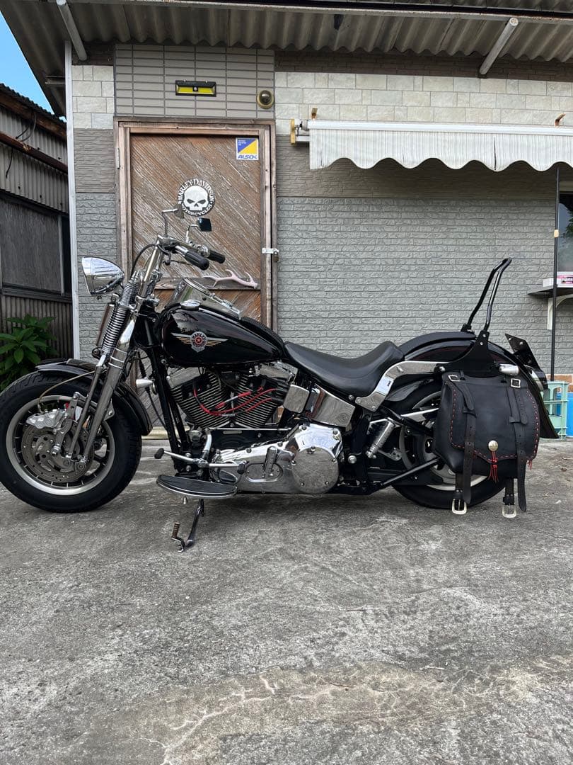 鹿児島発　^_^ ハーレーファットボーイ2002年キャブスプリンガーカスタム