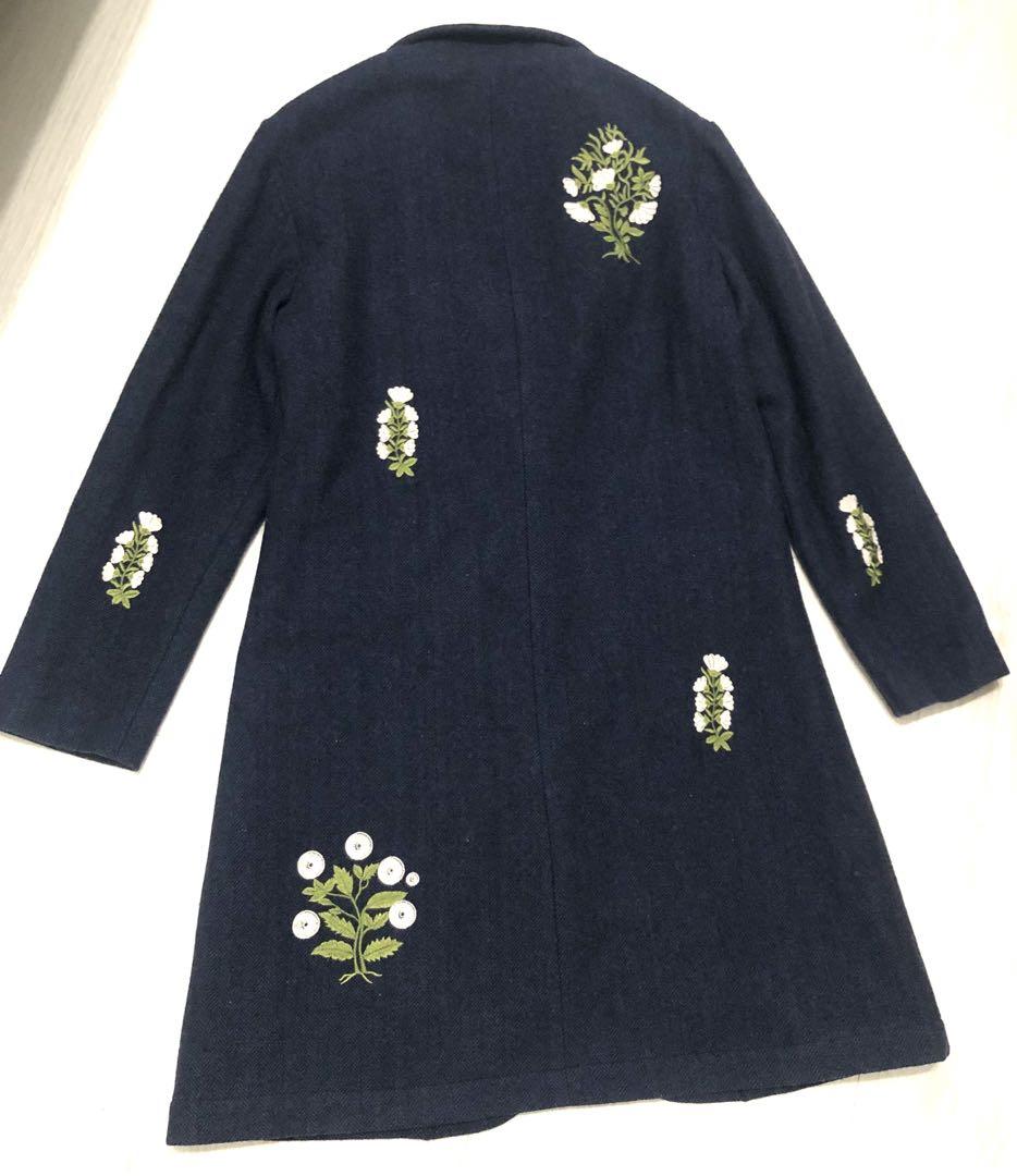 ・vintage ethnic coat 民族　ハンドメイド　手刺繍　コート HINODE BOUEKI 横浜元町店 ハンドメイド 刺繍 花柄 ロングコート