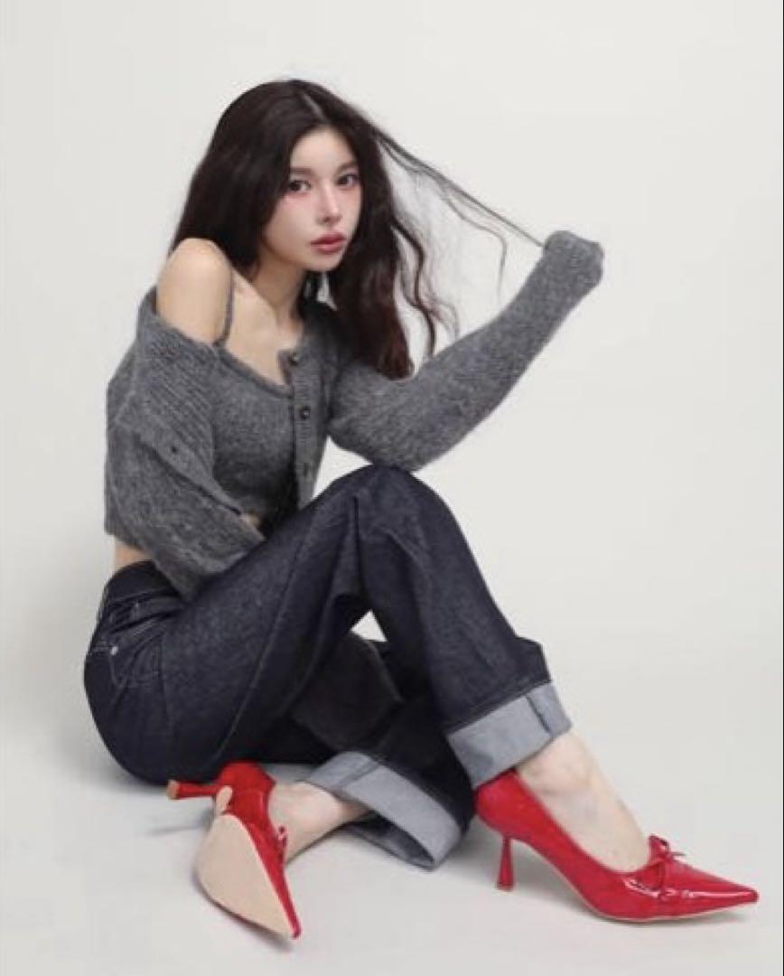 新品タグ付 Darich ダーリッチ バックデザインストレートデニムパンツ
