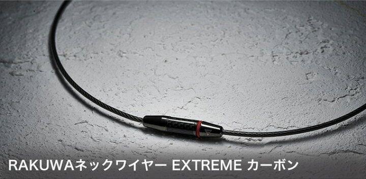 Phiten RAKUWA ネックワイヤー EXTREME カーボン ブラック