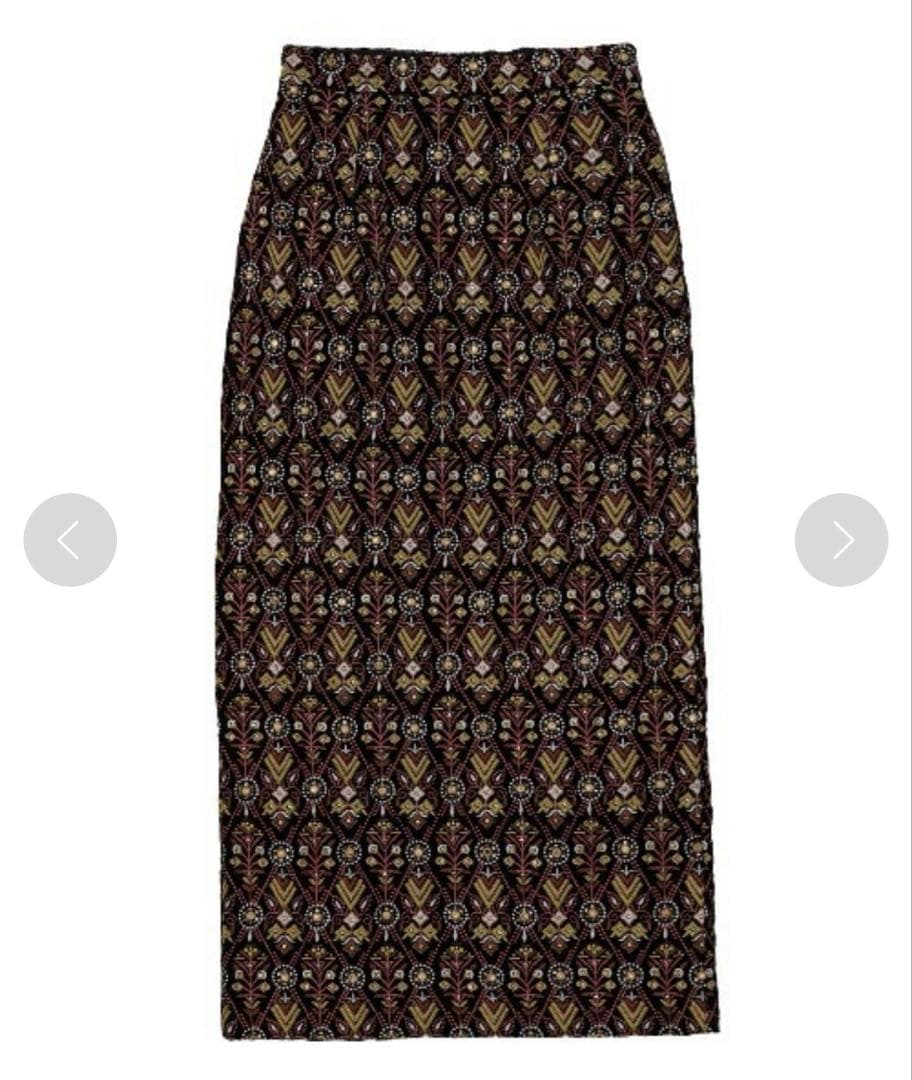 Ameri vintage INDIA EMBROIDERY SKIRT S