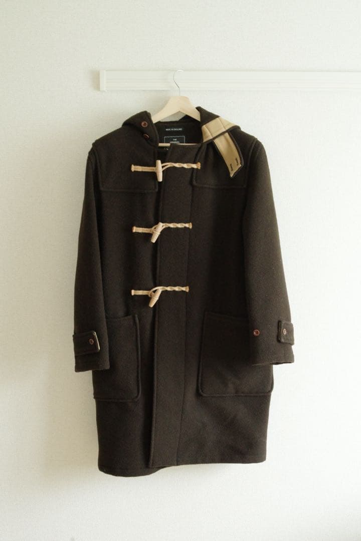 GLOVERALL MONTY ダッフルコート ダークブラウン