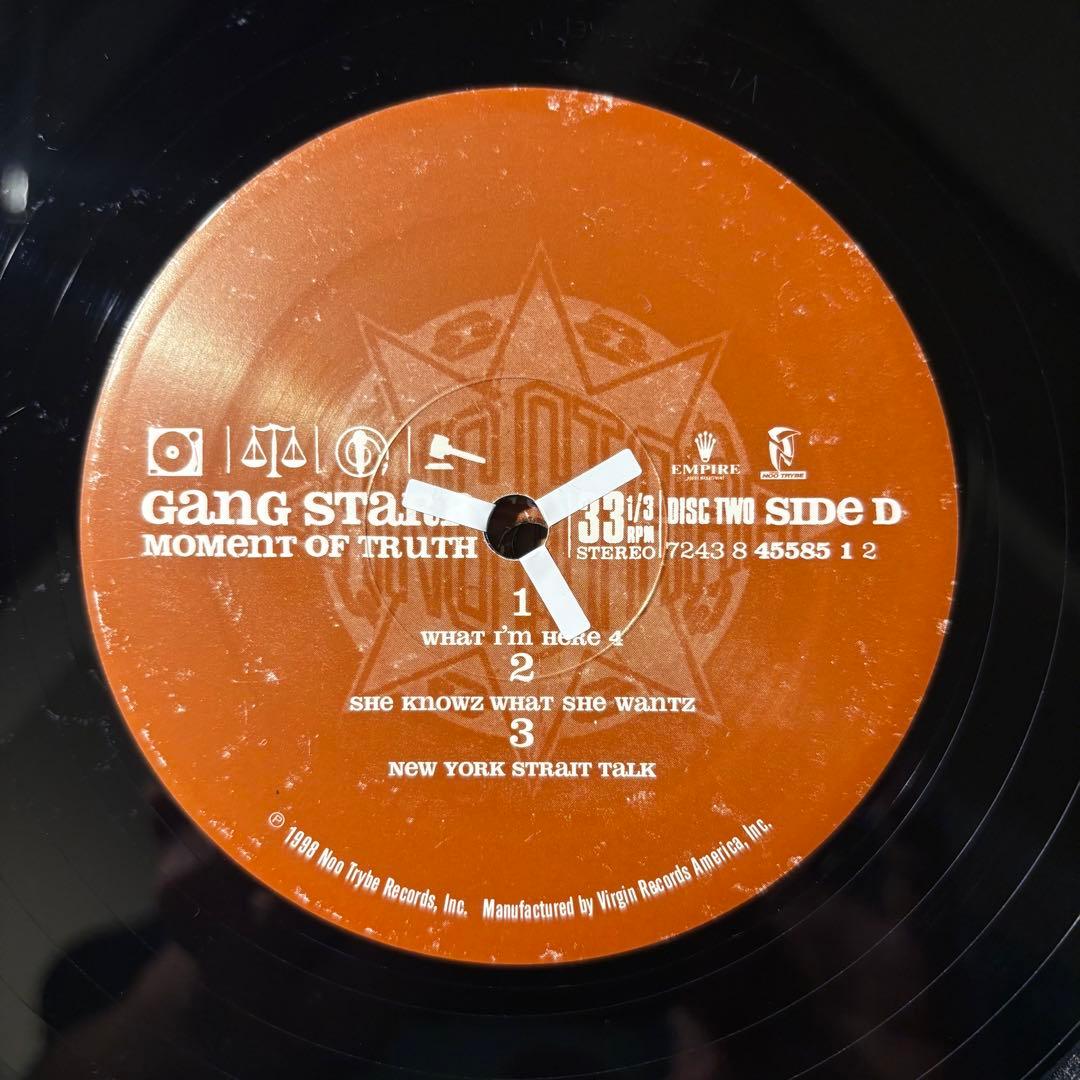 Gang Starr / Moment Of Truth US正規3LP Gang Starr / Moment Of Truth US正規3LP