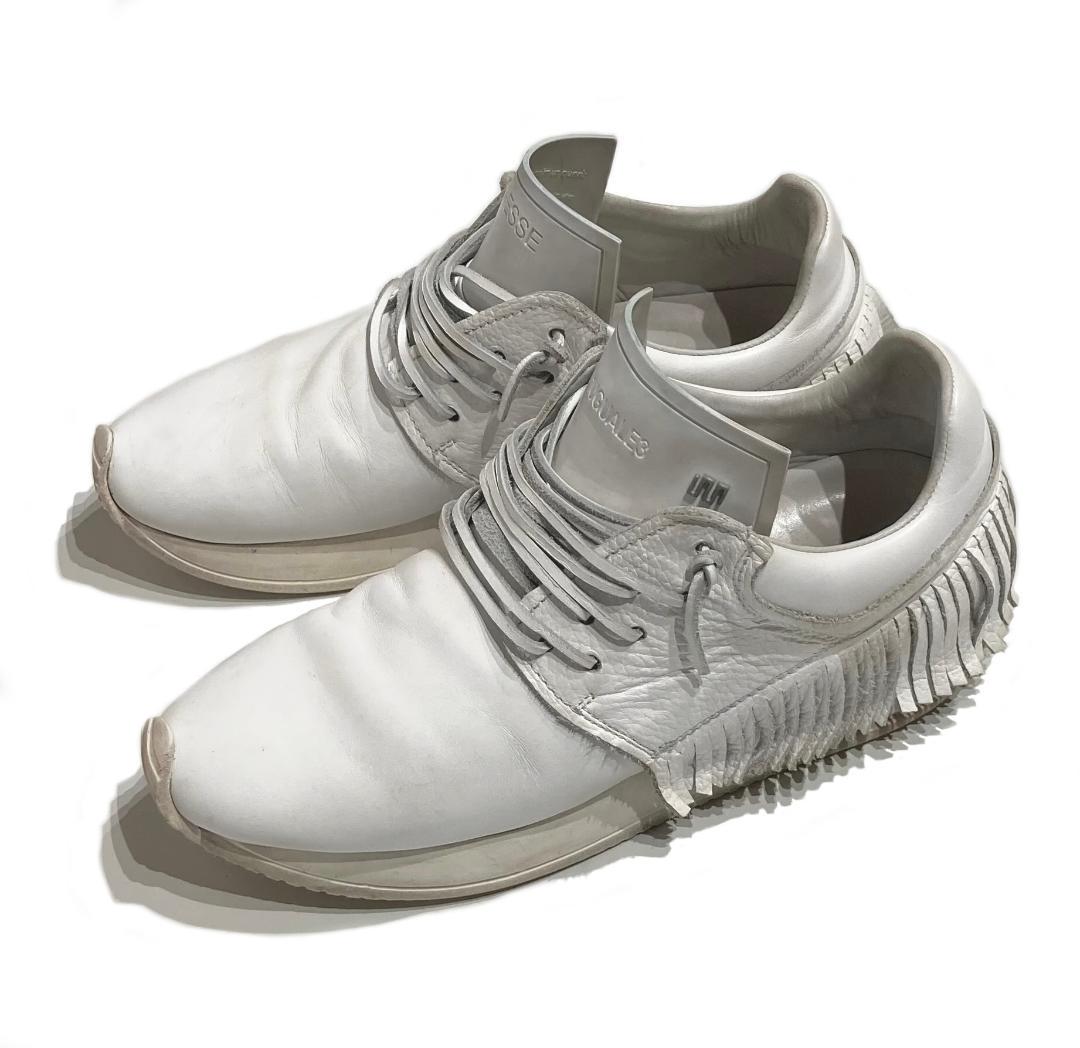 定価9.4万 23SS 1piu1uguale3　レザー スニーカー シューズ