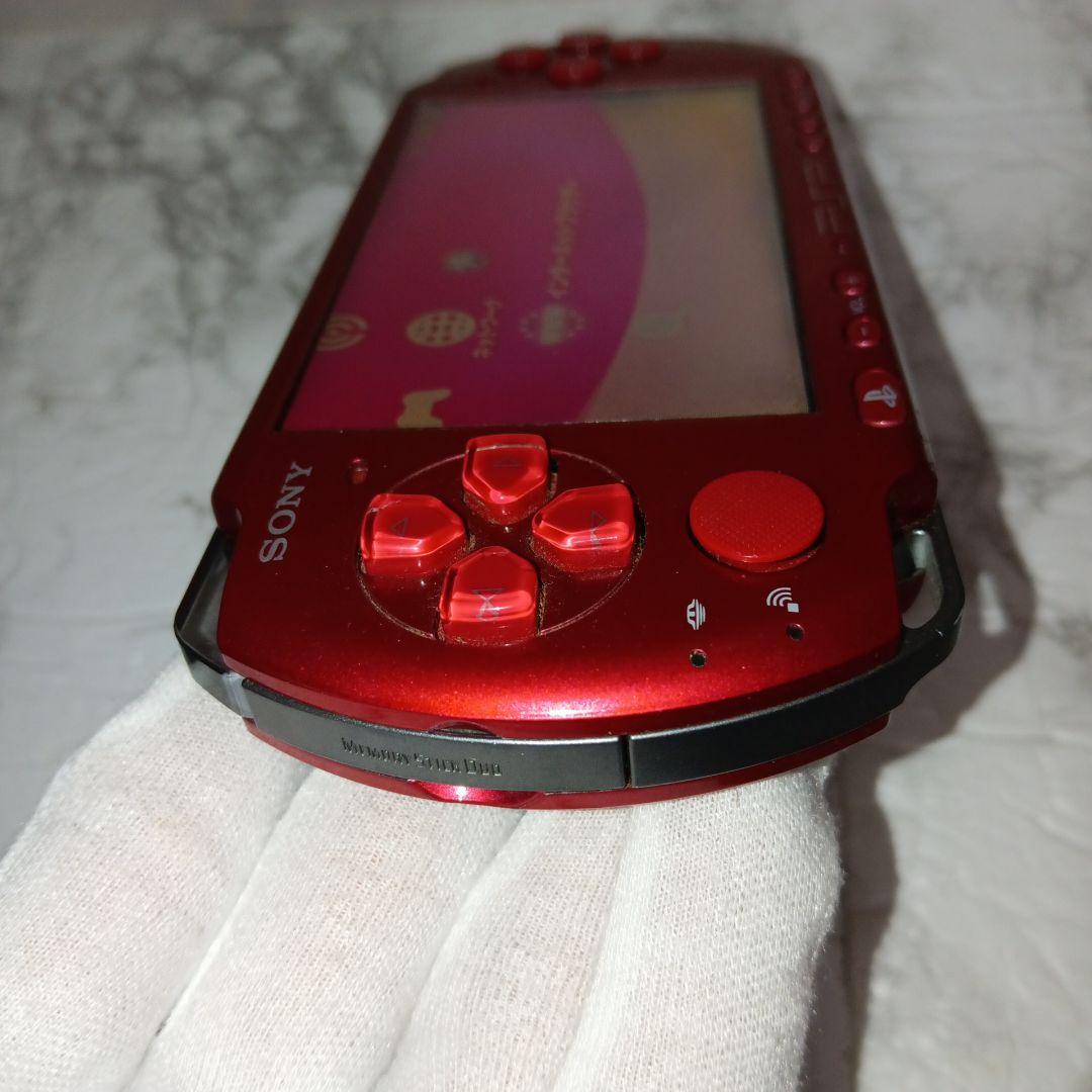 極美品 PSP 3000 本体 ラディアントレッド 赤 動作良好品 すぐに