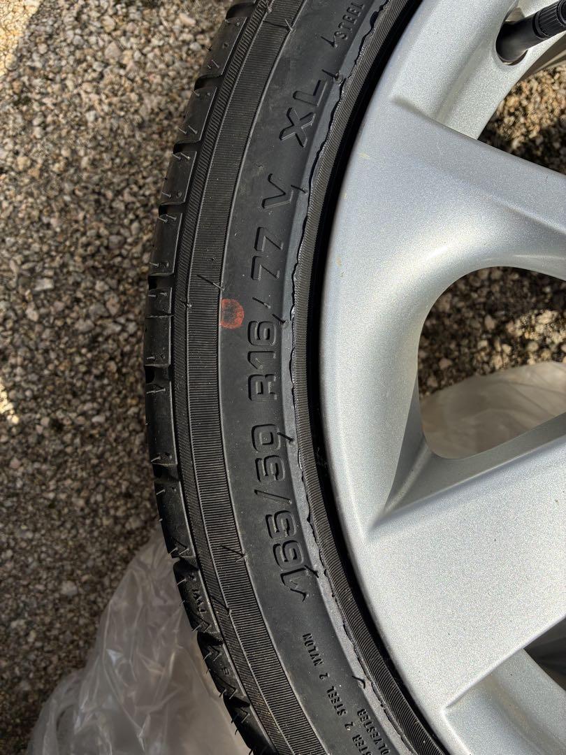 O*D様 165/50R16 アクア純正ホイール 4本セット