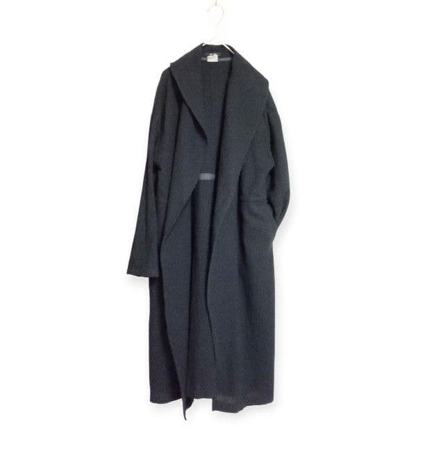 TSUHARU by samansa mos2*ウール混ドレープガウンコート TSUHARU by samansa mos2*ウール混ドレープガウンコート