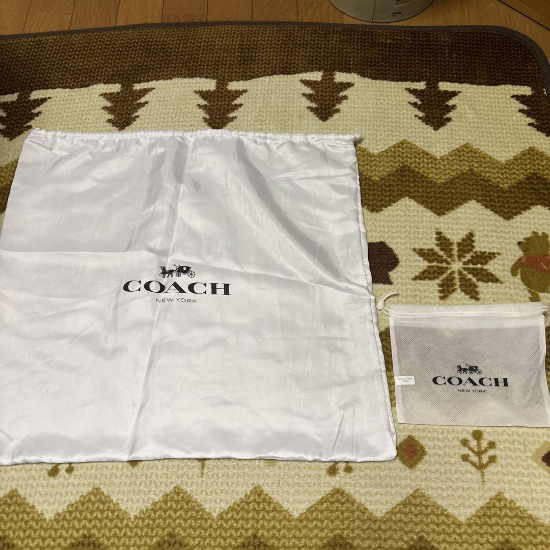 中古品】COACH コーチ 不織布 保存袋 巾着 布袋 2枚セット - メルカリ