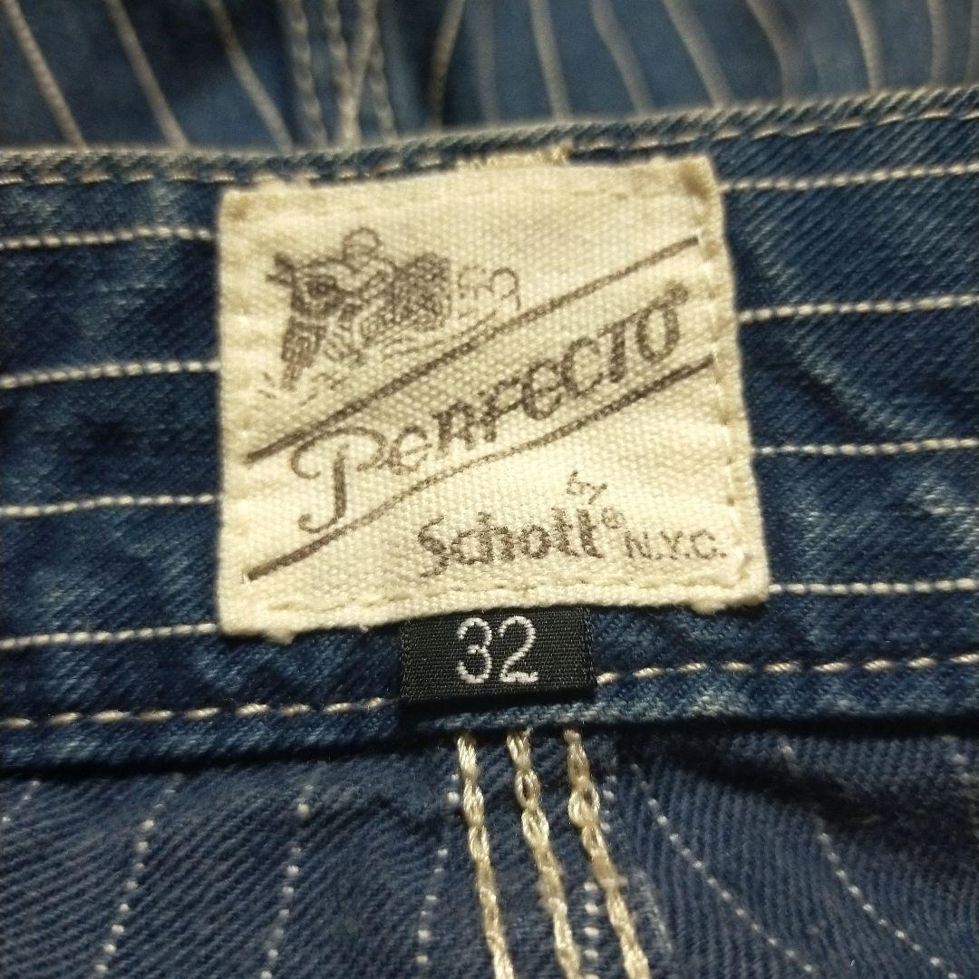 Schott ショット ウォバッシュ ストライプショーツ ハーフパンツ