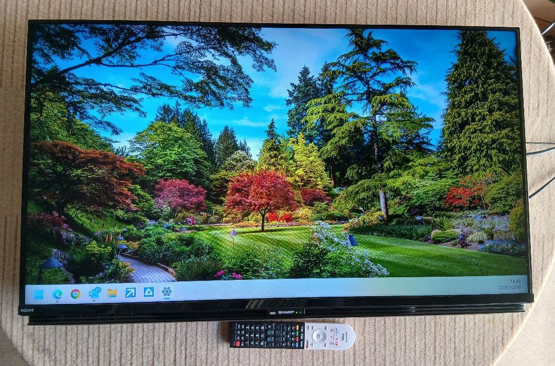 40インチ4K液晶テレビ シャープAQUOS 4T-C40CL1【スタンド無】⑥