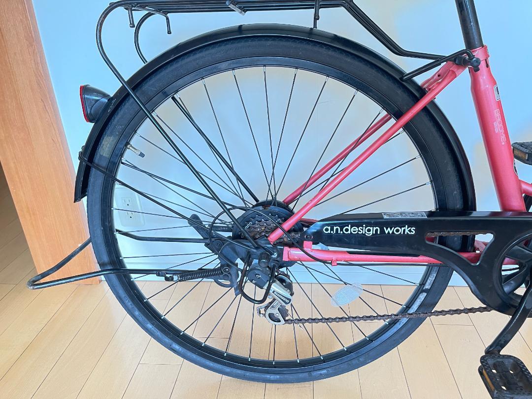 シティサイクルa.n.design works 27インチ　６段変速　引取専用