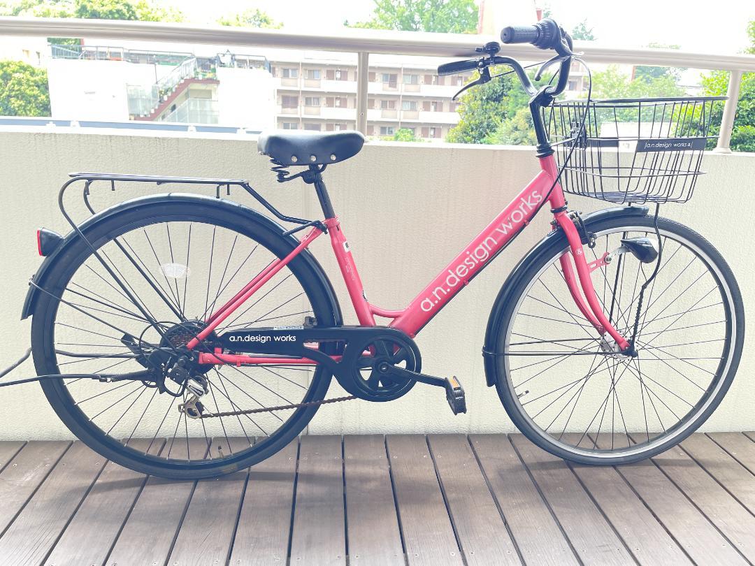 シティサイクルa.n.design works 27インチ　６段変速　引取専用
