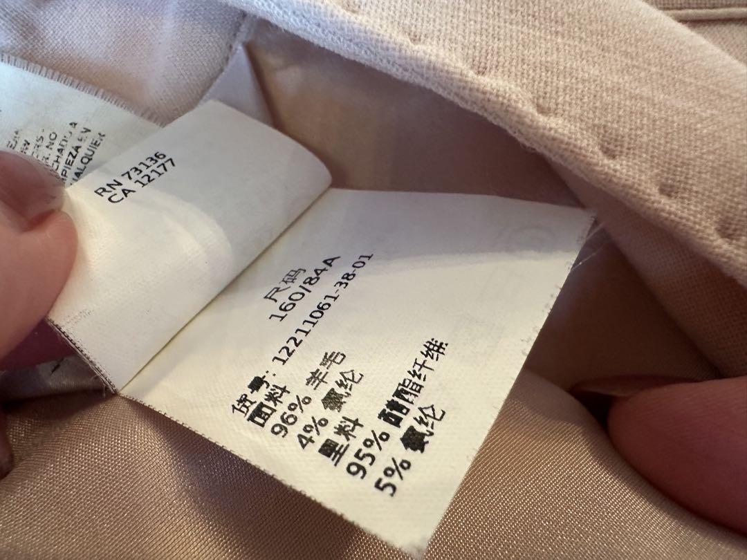 MaxMara 半袖ひざ丈ワンピース 38 ピンクべージュ - メルカリ