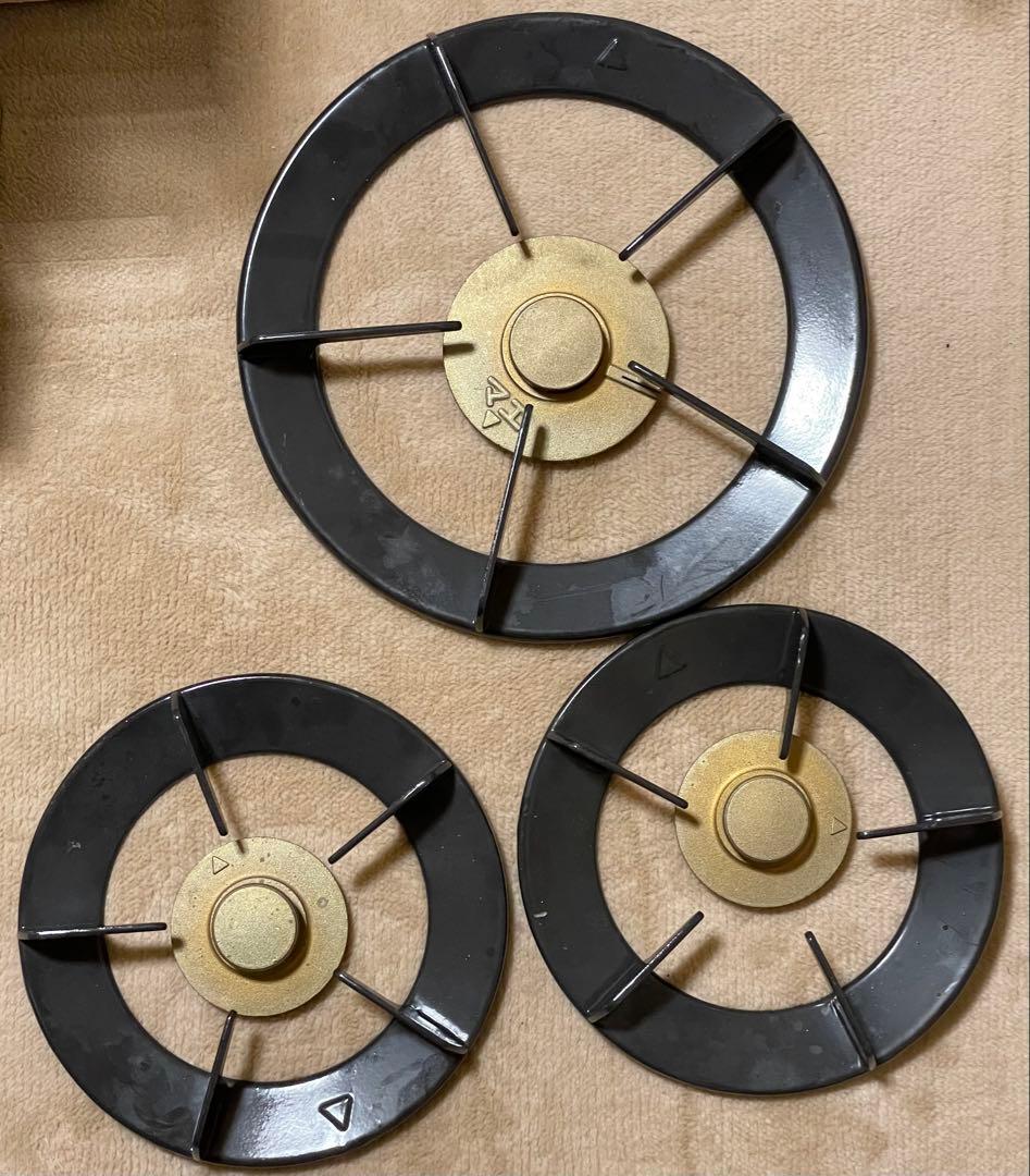 National ナショナル ガス バーナーキャップ 3つ 部品