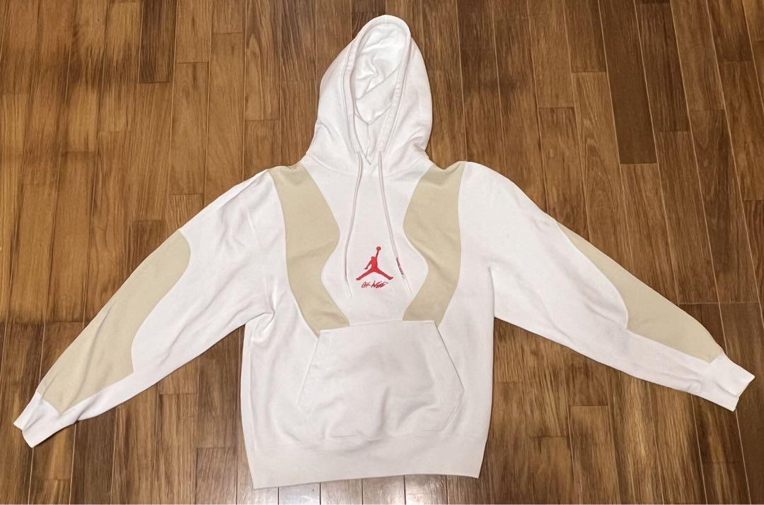 OFF-WHITE 　Air Jordan 　刺繍パーカー　スウェットパーカー