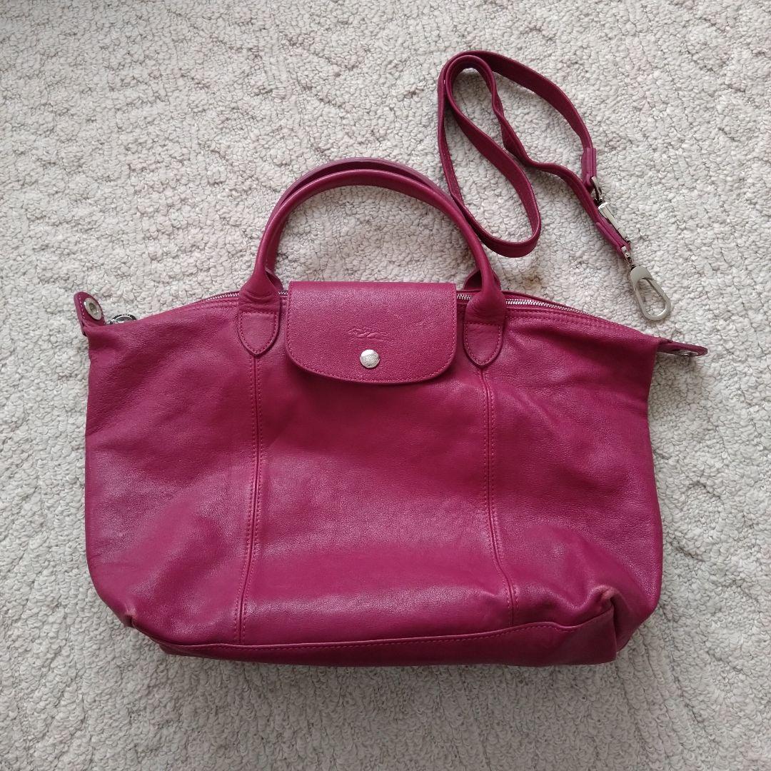 LONGCHAMP ロンシャン ル・プリアージュ キュイール 2way レザー