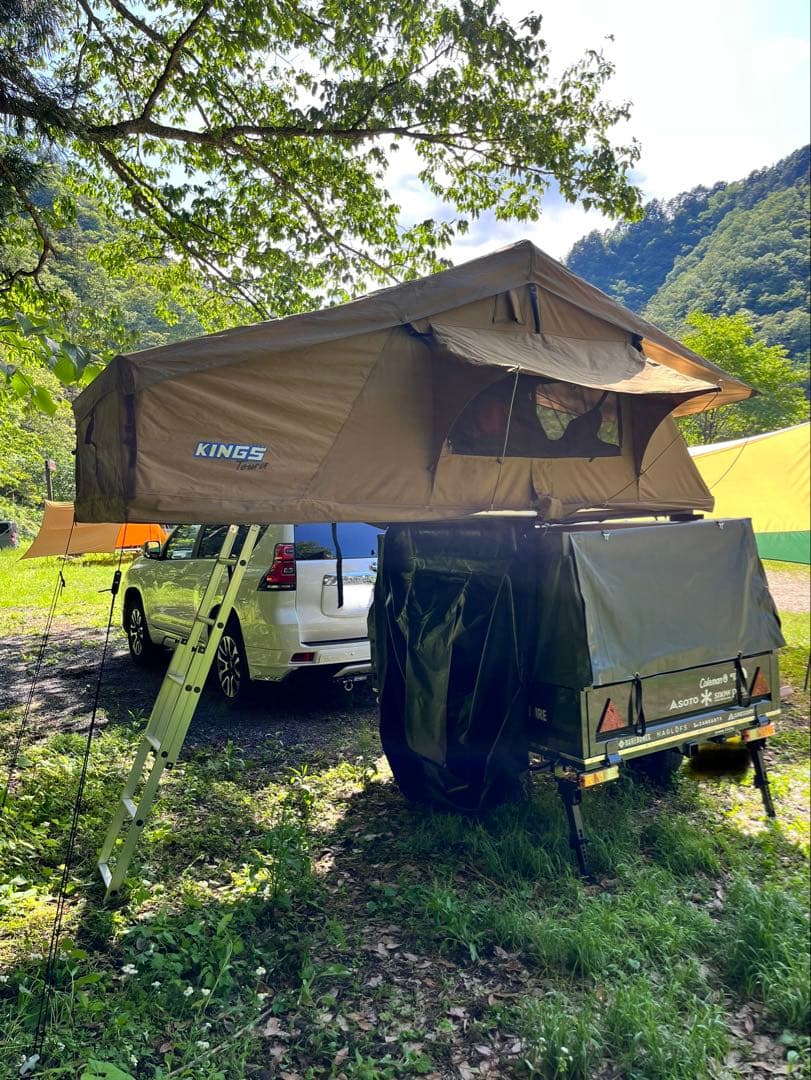 タイトジャパン アドベンチャーカーゴトレーラールーフテント付き KINGS