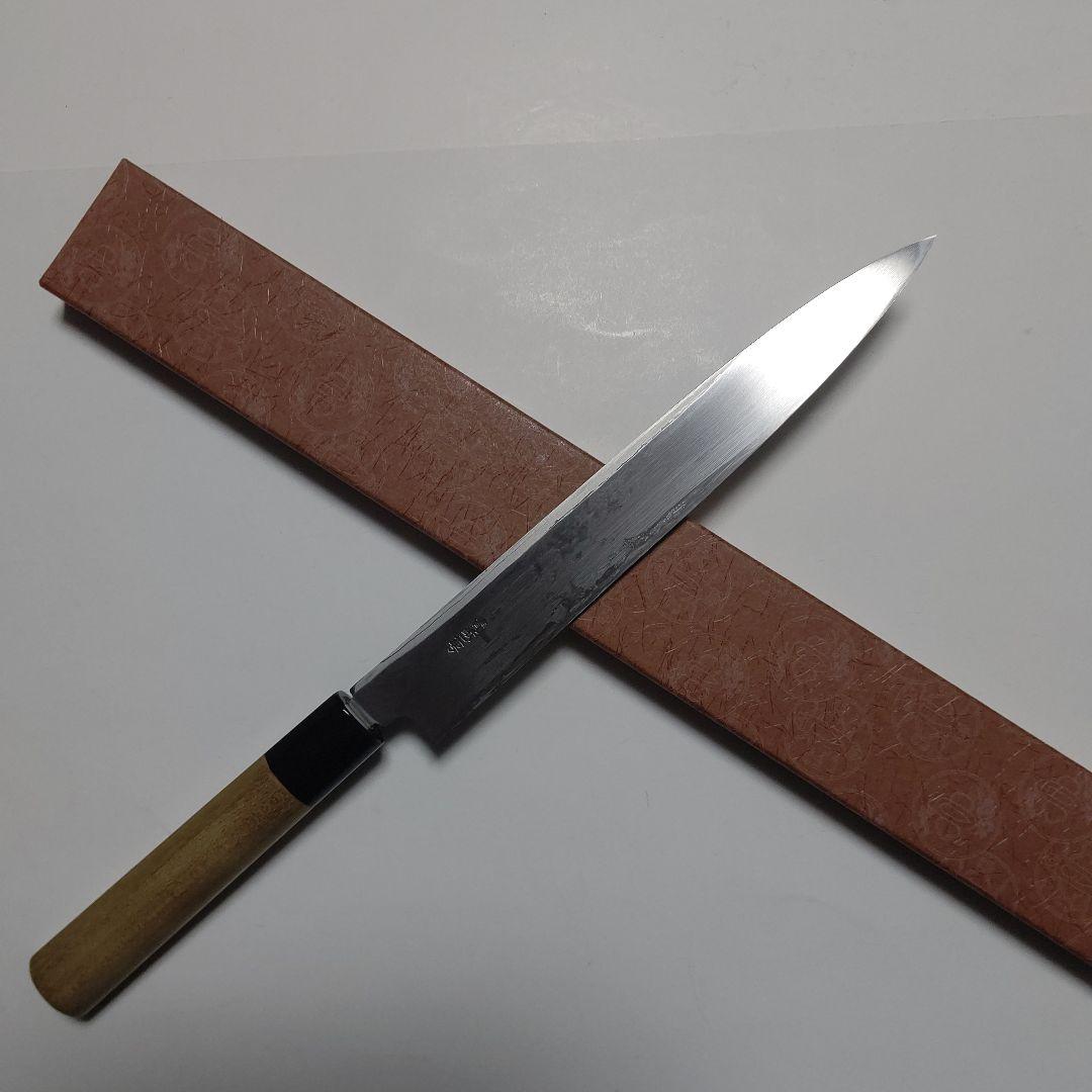 片刃包丁 左黒打柳刃③ 北岡英雄作