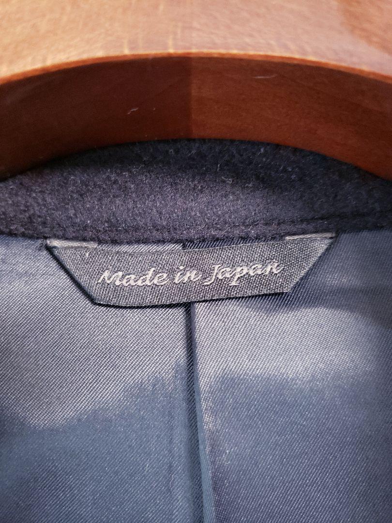好評 日本製 最高級カシミヤ100% 野海製 ステンカラーコート 深喜毛織 ジャケット・アウター