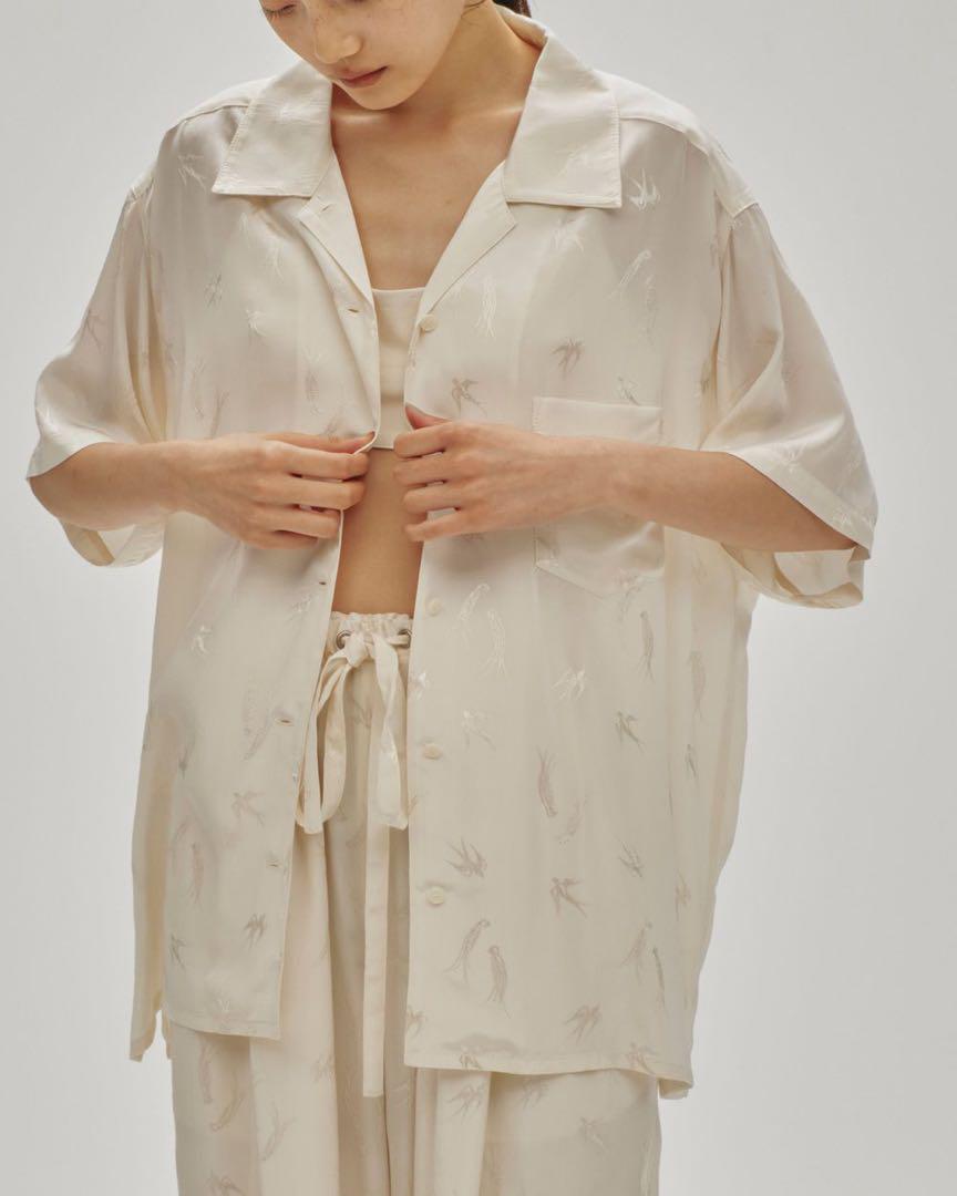 life's シャツ Swallow Satin Shirts エクリュ