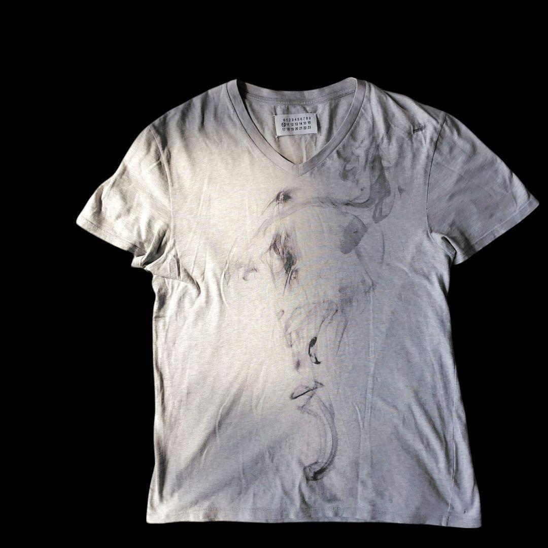✨名作✨マルジェラ★Maison Margiela★スモークTシャツ★グレー