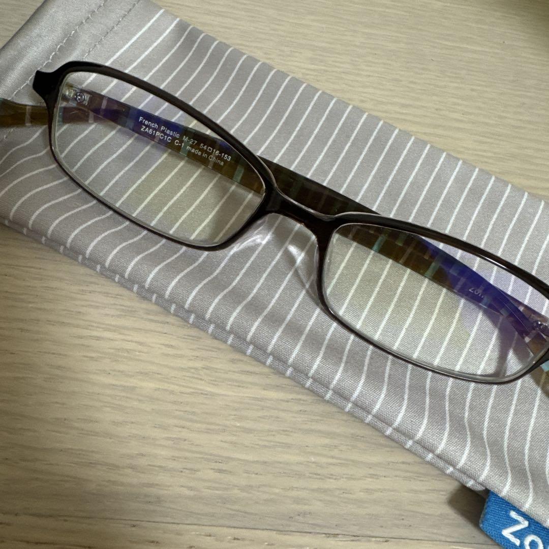 Zoff ブルーライトカットメガネ