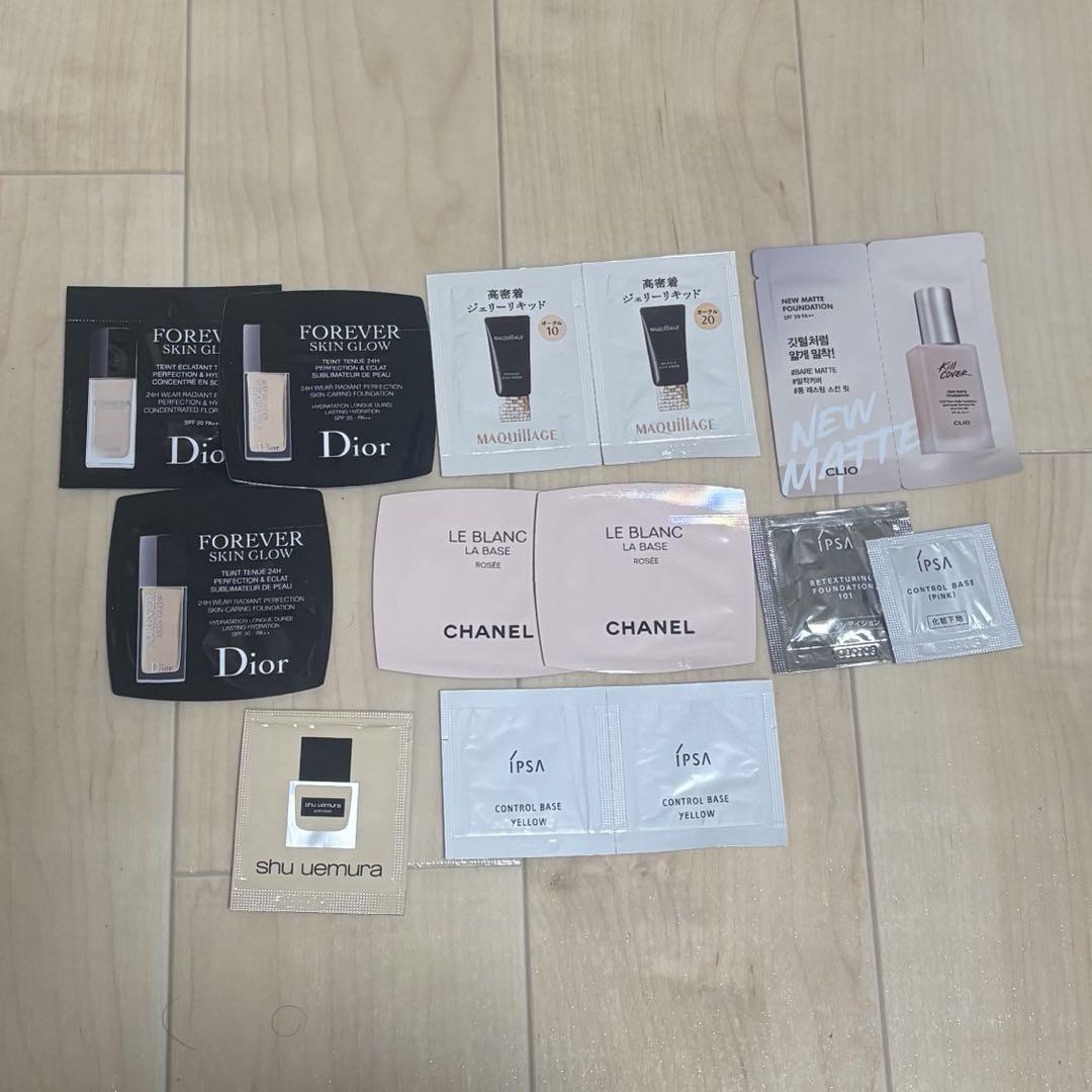 Dior & Chanel メイクアップトライアルセット 12点 - メルカリ