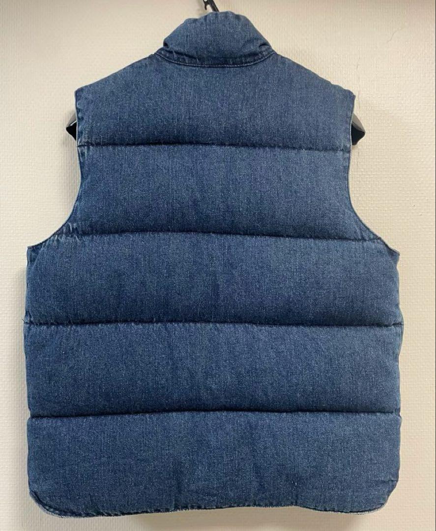週末限定値下げ美品❣️エヴィス（山根）デニム　ダウンベスト　Lサイズ
