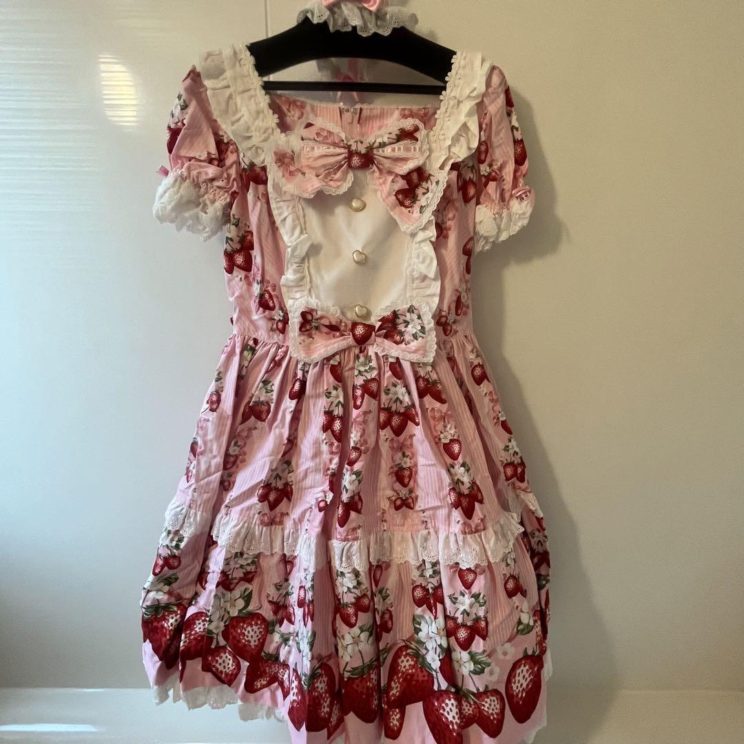 angelic pretty Berry Garden ティアードOP ピンク