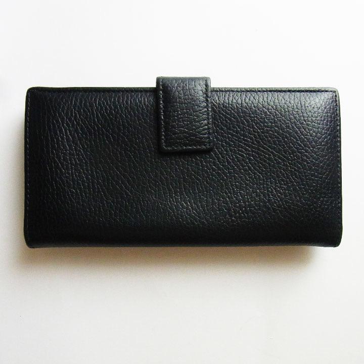 GUCCI グッチ ブラック レザー 長財布 スタッズ 箱