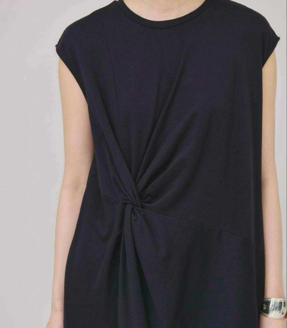 【Curensology】 ノースリーブ カットソーワンピース 25SS