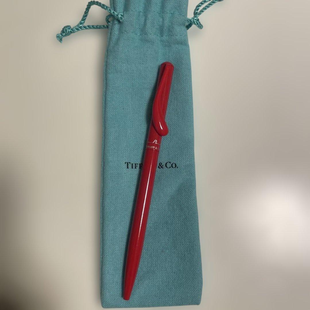 Tiffany Co. 赤いボールペンTIFFANY