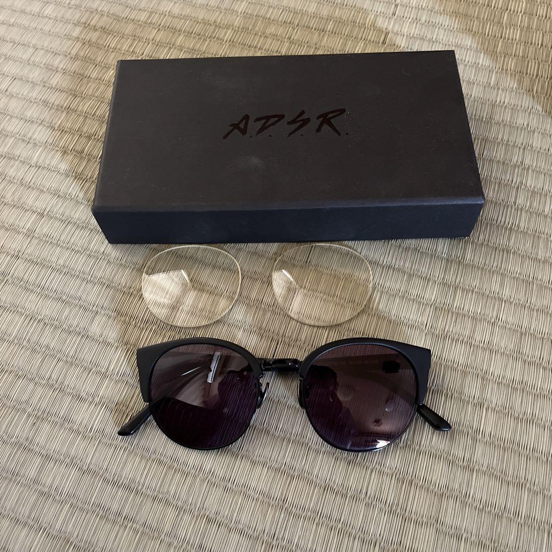 ADSR サングラス　伊達メガネ