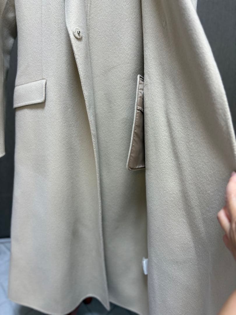 ★Theory アイボリー ロングコート★美品 ★Theory アイボリー ロングコート★美品