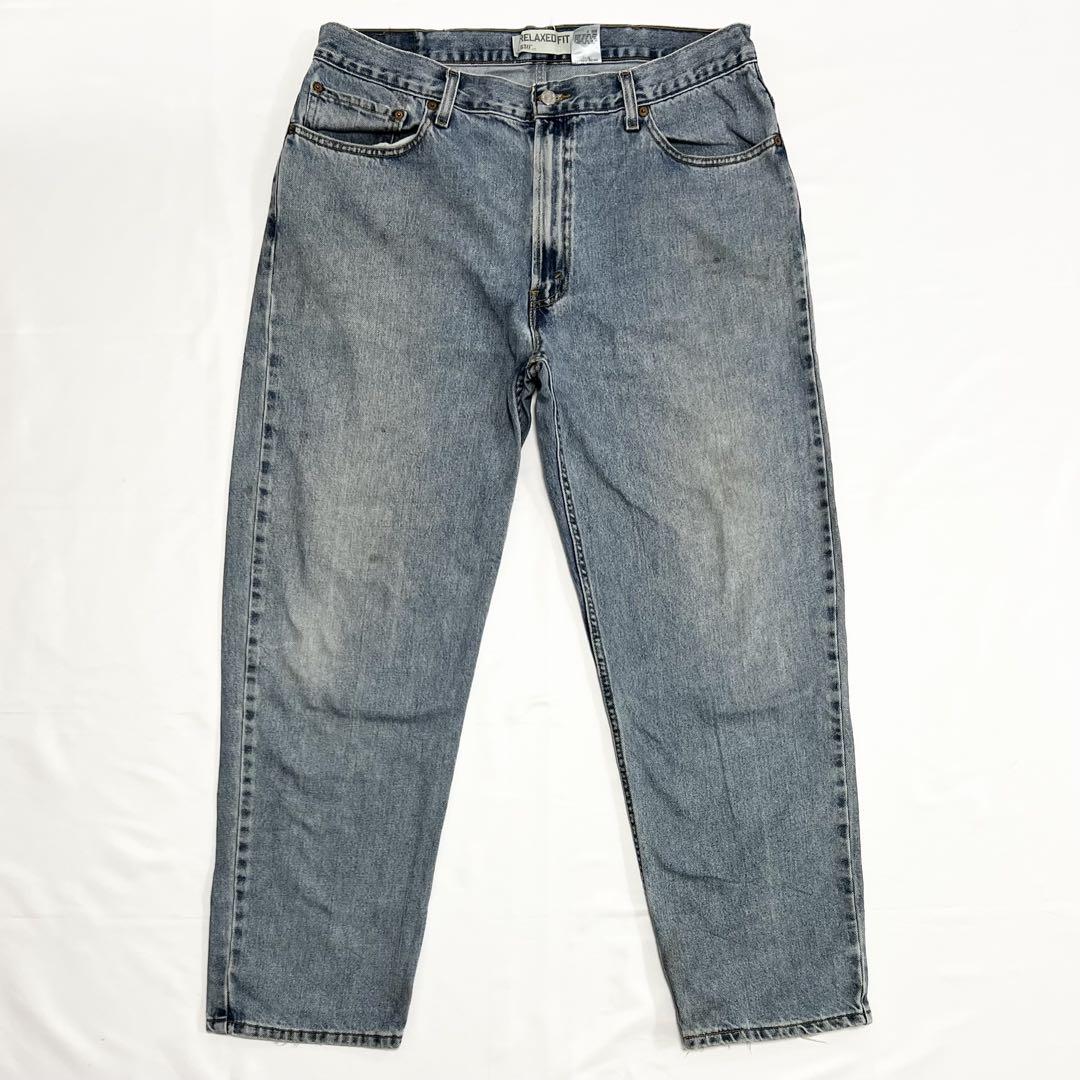 【60％OFF】 Levis W38 インディゴ デニムパンツ ジーンズ 550 リーバイス パンツ