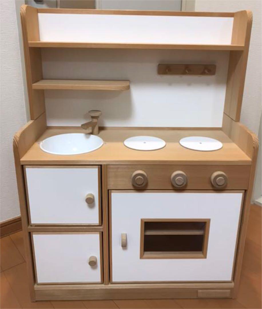 たつ様専用】川﨑クラフトTipp Tapp木製ままごとキッチン ホワイト ...