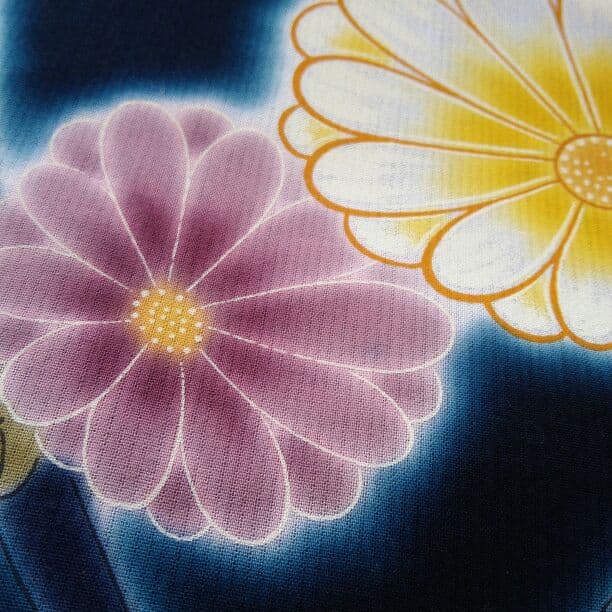 浴衣反物  山本寛斎  濃紺大人浴衣