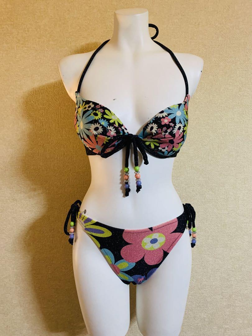 BEACH QUEEN •フラワーデザイン ビキニ ★ BQ Bikini